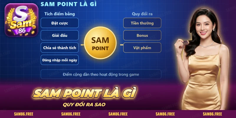 Sơ đồ SAM Point nối các cách tích điểm với các hình thức quy đổi